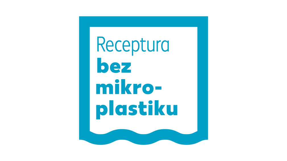 Rozpoznaj nasze produkty bez mikroplastiku już na pierwszy rzut oka! Logo "bez mikroplastiku"