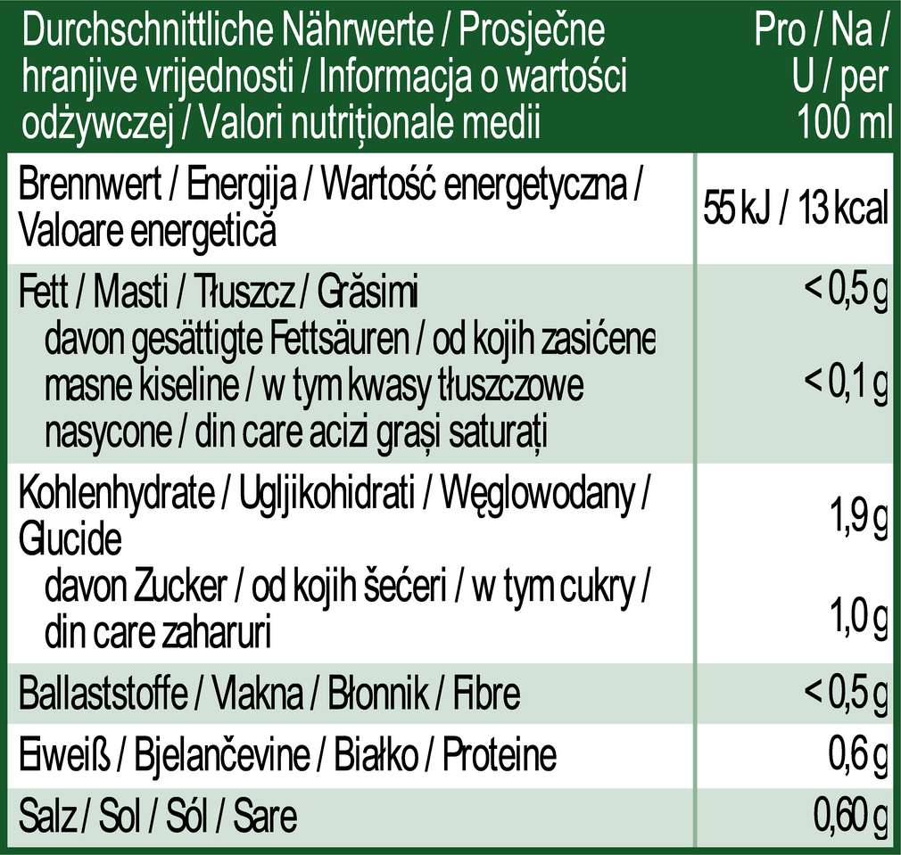 Abbildung des Sortimentsartikels K-Bio Sauerkrautsaft 0,5l