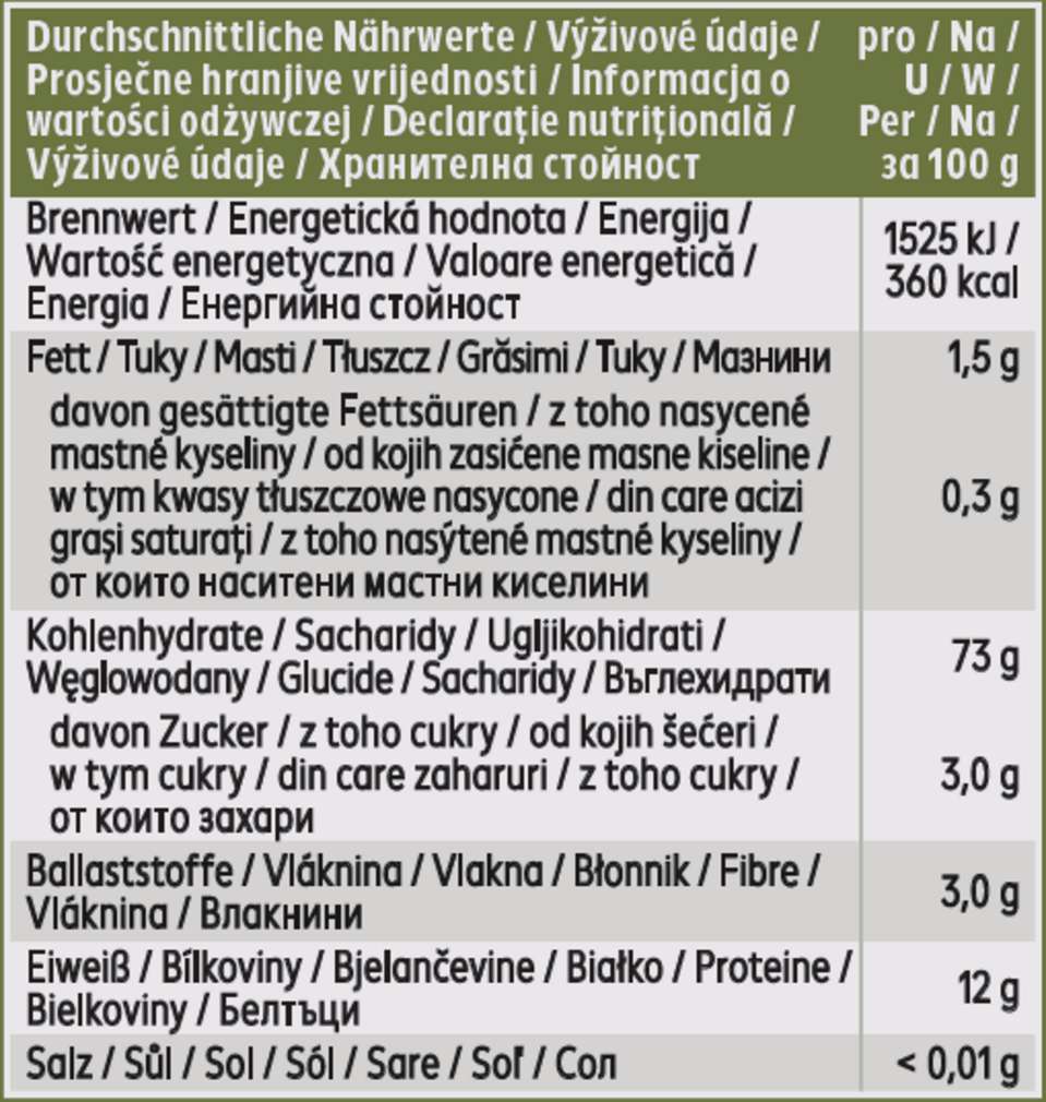 Abbildung des Sortimentsartikels K-Bio Penne Rigate ohne Ei 500g