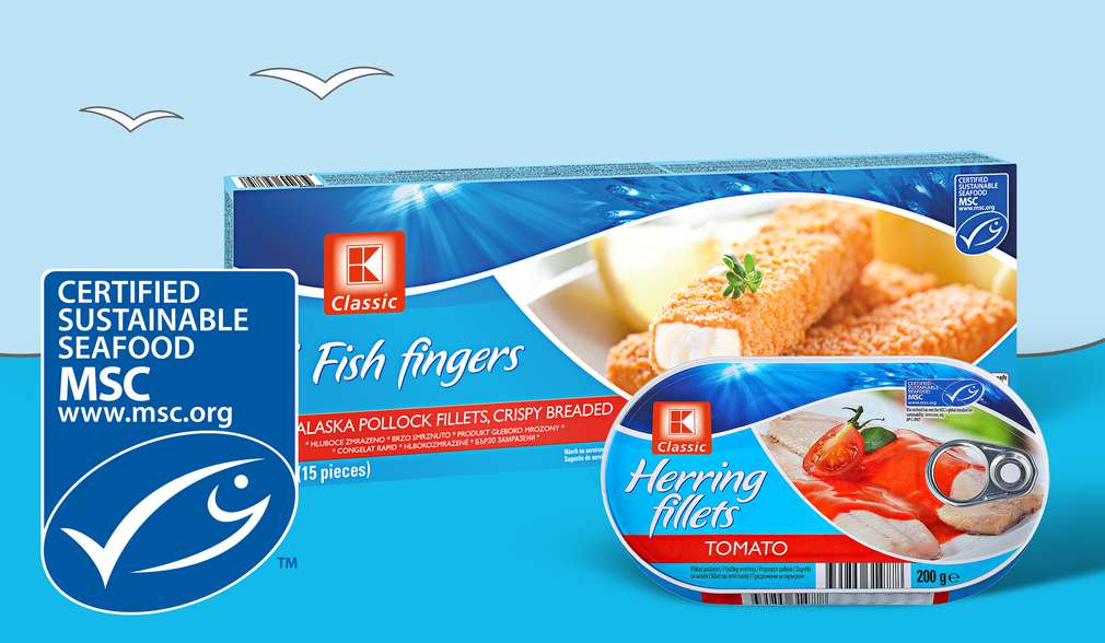 Риба със сертификат MSC Рибни продукти и консерви