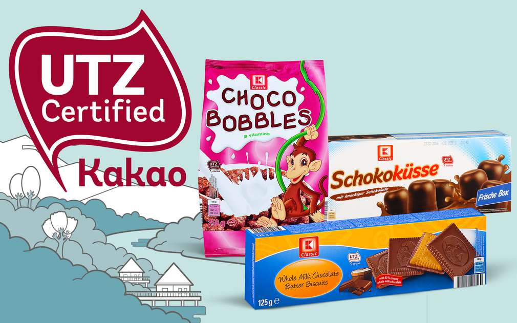 Výrobky K-Classic z certifikovaného kakaa UTZ Výrobky K-Classic z certifikovaného kakaa UTZ