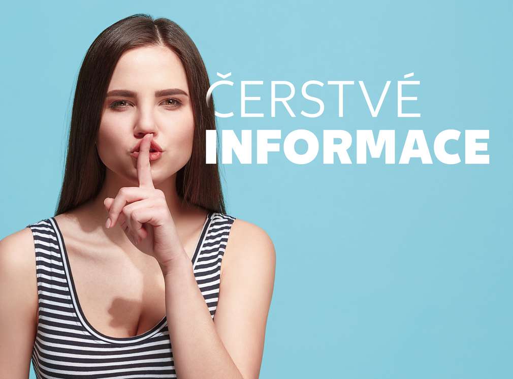 V newsletteru dostanete vždy čerstvé informace Žena s ukazováčkem přes rty