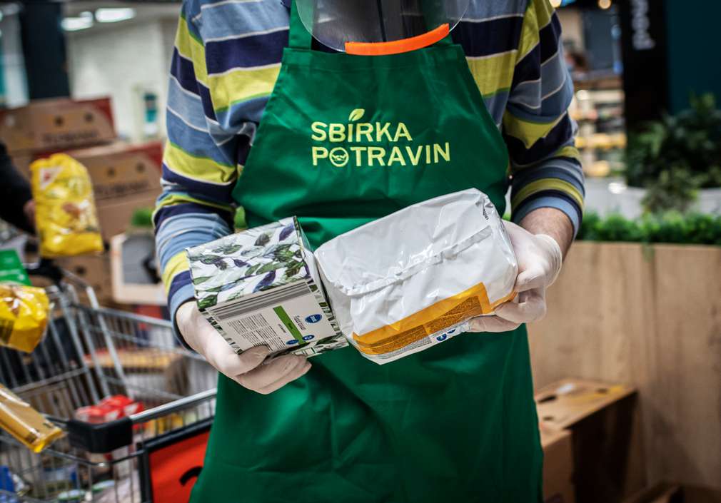 Potravinová sbírka ve všech prodejnách Kaufland Sbírka potravin