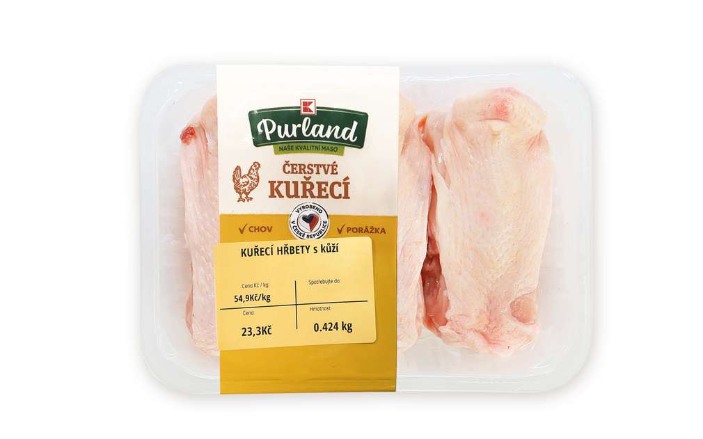 K-Purland kuřecí hřbety K-Purland kuřecí hřbety
