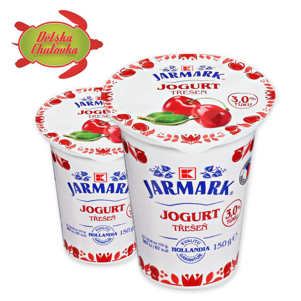 K-Jarmark ovocný jogurt jahodový K-Jarmark ovocný jogurt jahodový