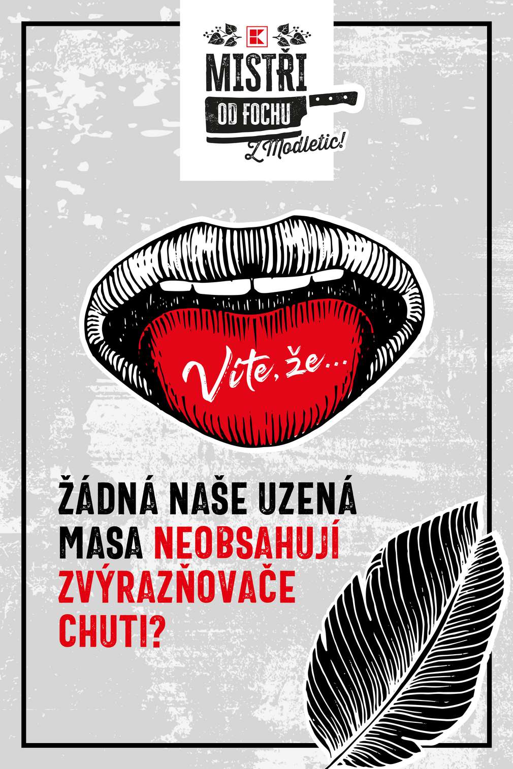 Žádná naše masa neobsahují zvýrazňovače chuti. Žádná naše masa neobsahují zvýrazňovače chuti.