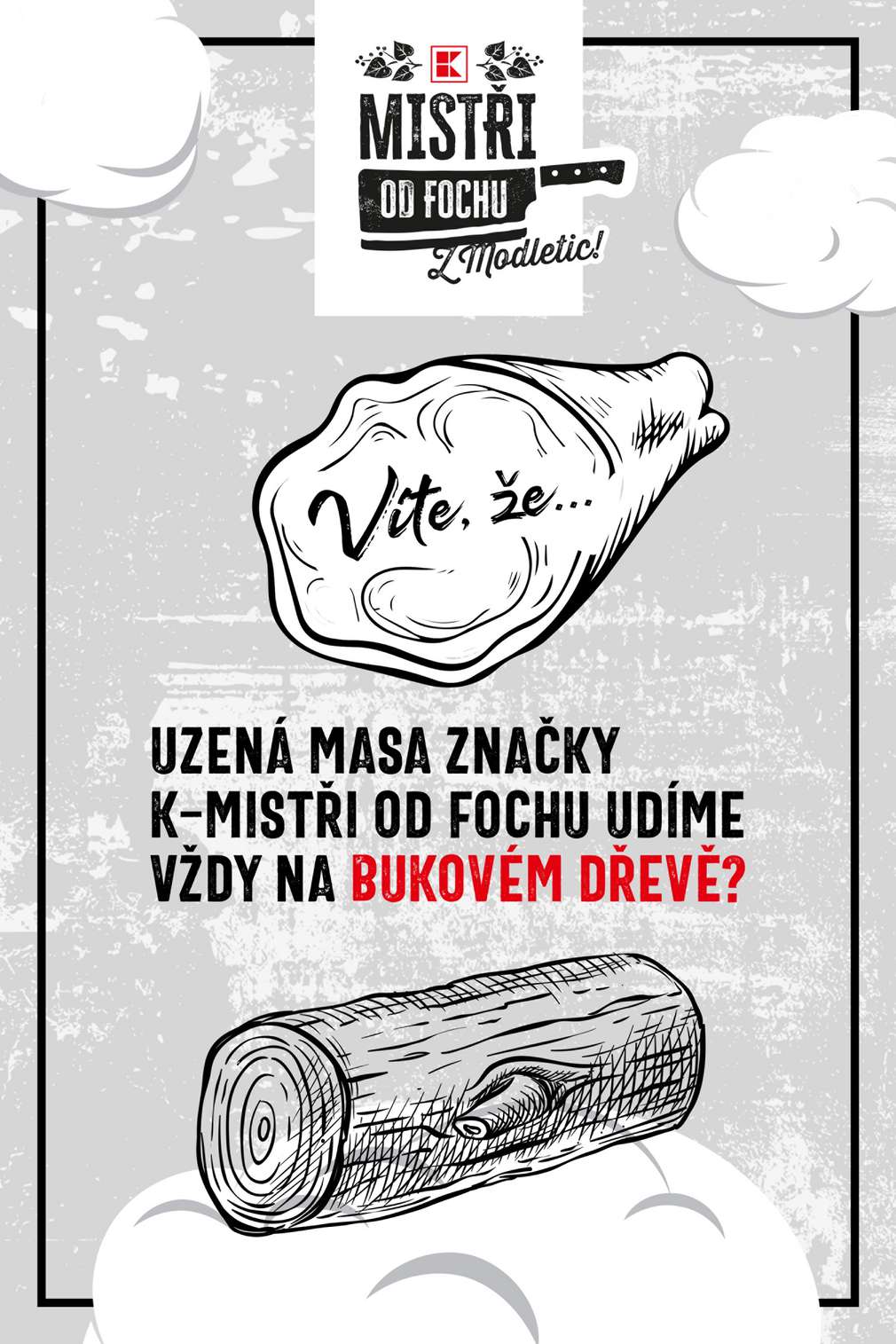 Uzená masa udíme vždy na bukovém dřevě. Uzená masa udíme vždy na bukovém dřevě.