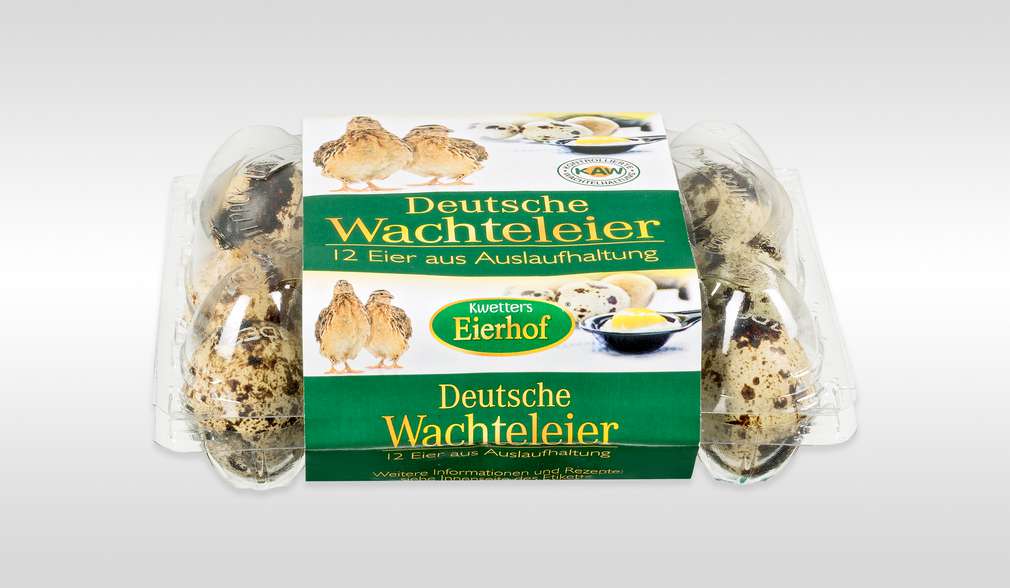 Kwetters Deutsche Wachteleier, 12er-Packung Kwetters Deutsche Wachteleier, 12er-Packung