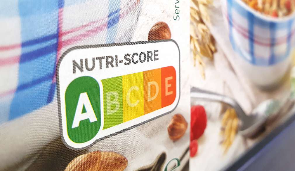 Abbildung der Kennzeichnung Nutri-Score Abbildung der Kennzeichnung Nutri-Score