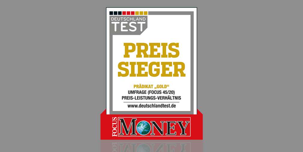 Logo-Abbildung Focus Money Test „Preissieger" Logo-Abbildung Focus Money Test „Preissieger"