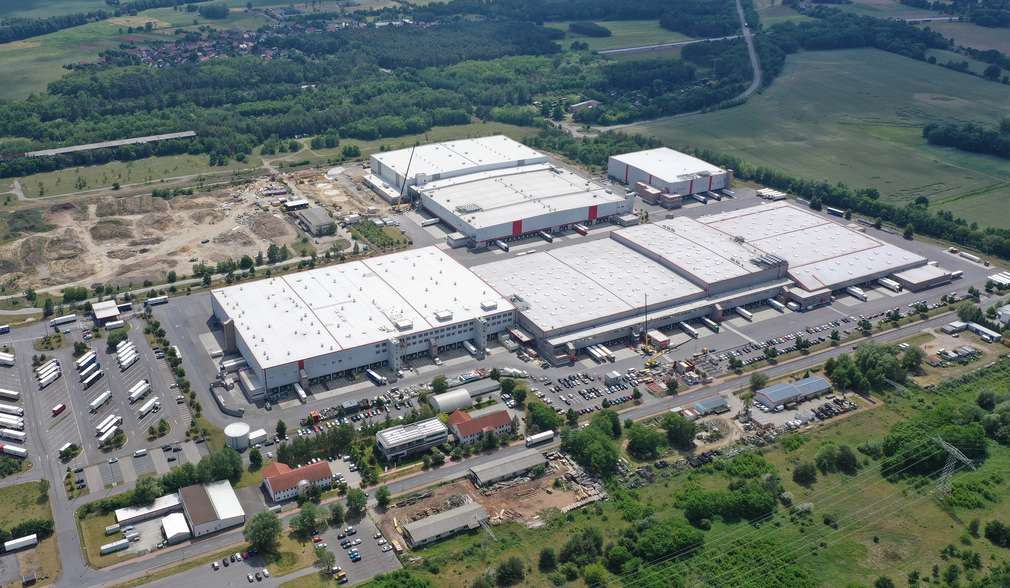 Luftansicht Logistik-Verteilzentrum Lübbenau Luftansicht Logistik-Verteilzentrum Lübbenau