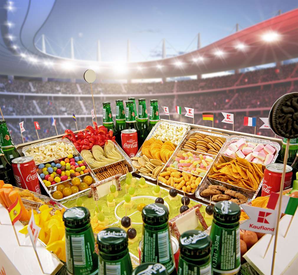 Das Ultimative Snackstadion Fur Die Fussball Party Kaufland