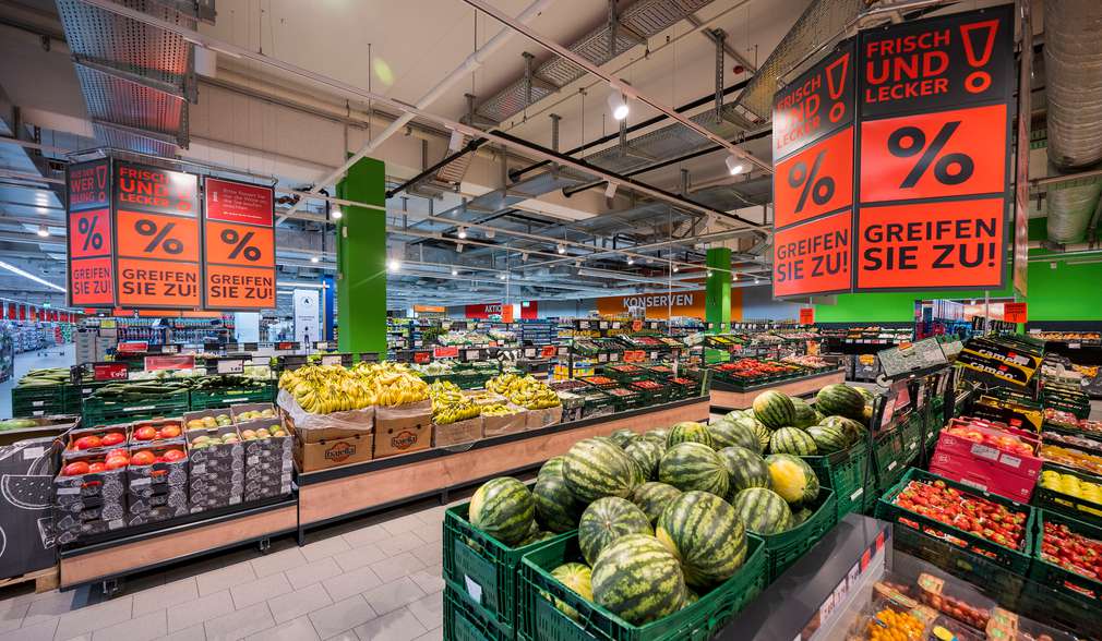 Innenansicht Kaufland-Filiale in Schwabach Innenansicht Kaufland-Filiale in Schwabach