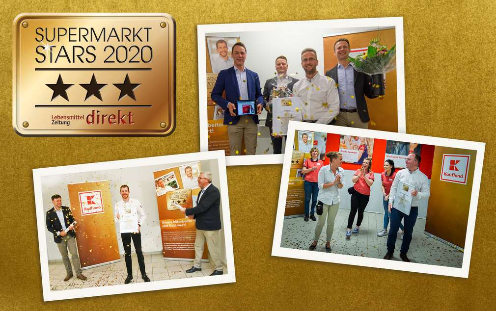 Lebensmittel-Zeitung Supermarkt Stars 2020 Collage Preisträger Lebensmittel-Zeitung Supermarkt Stars 2020 Collage Preisträger