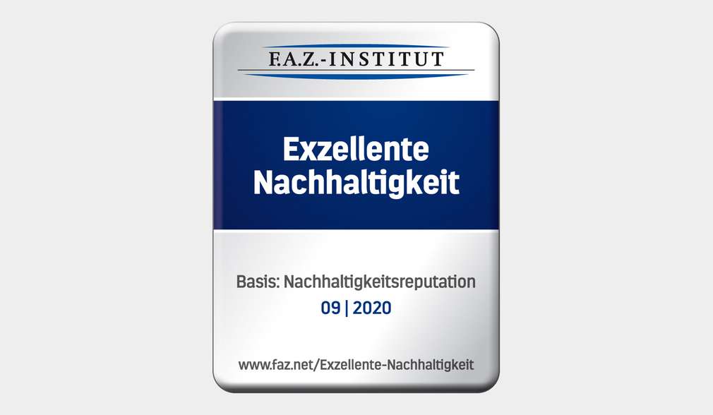 Auszeichnung „Exzellente Nachhaltigkeit“ Auszeichnung „Exzellente Nachhaltigkeit“