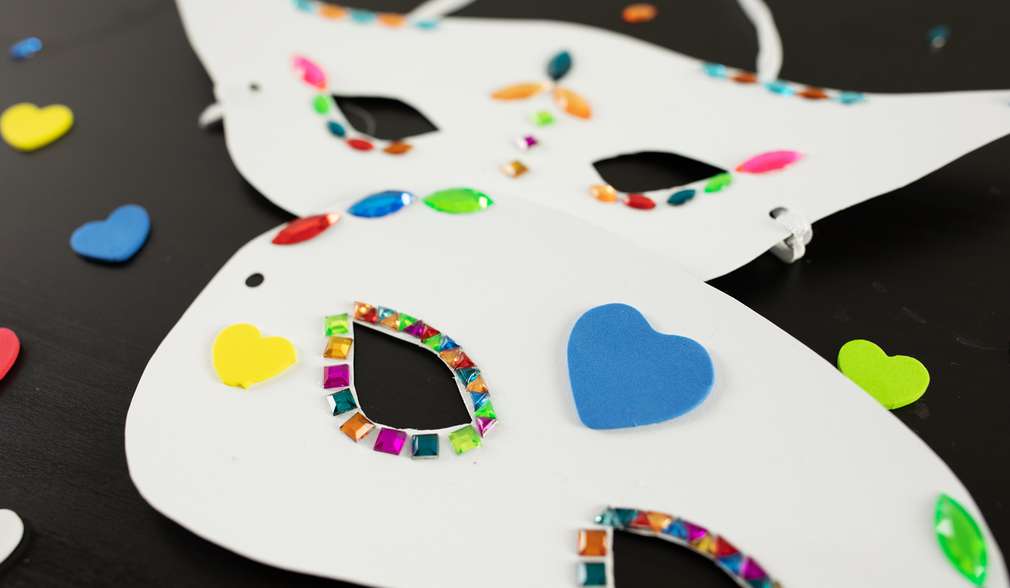 DIY-Maske Fasching für Kinder DIY-Maske Fasching für Kinder
