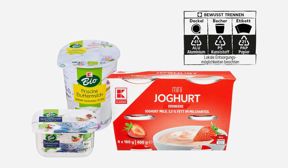 Kaufland Eigenmarkenartikel; Icon: Trennhinweise Kaufland Eigenmarkenartikel; Icon: Trennhinweise