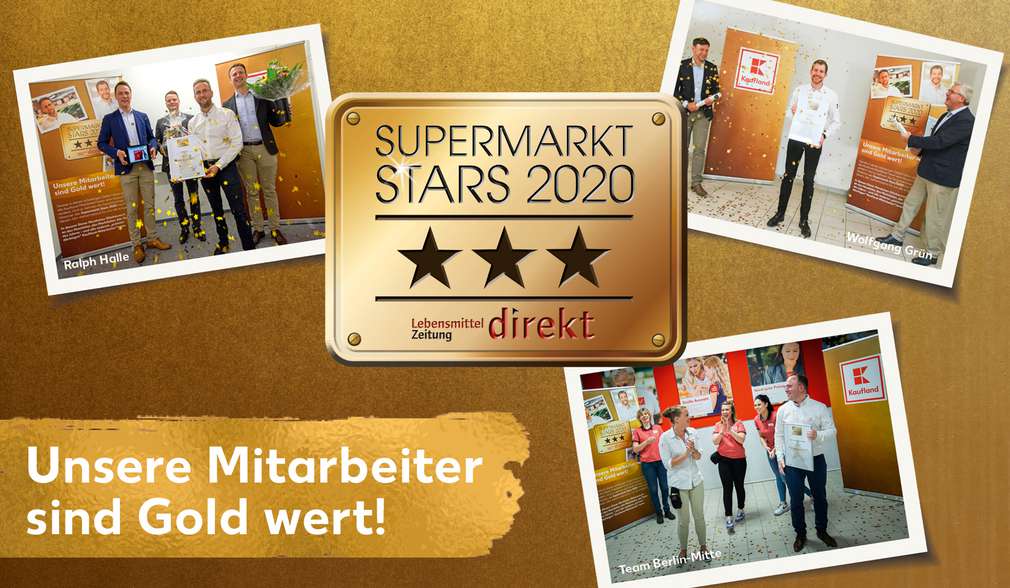 Supermarkt Stars 2020: ausgezeichnete Mitarbeiter Supermarkt Stars 2020: ausgezeichnete Mitarbeiter