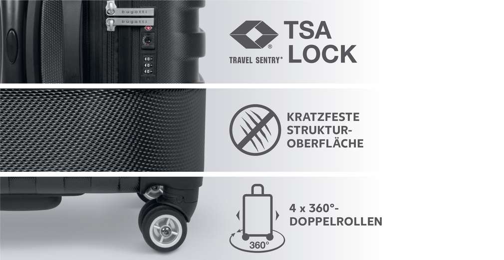 Qualitätsmerkmale Hartschalenkoffer Qualitätsmerkmale Hartschalenkoffer