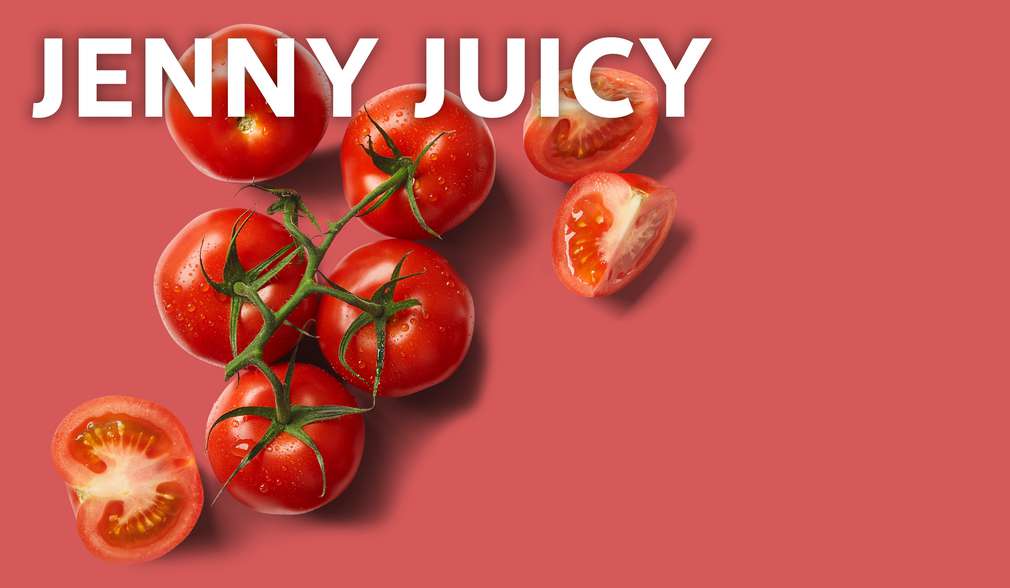 Jenny Juicy als „Die Tomate” Jenny Juicy als „Die Tomate”