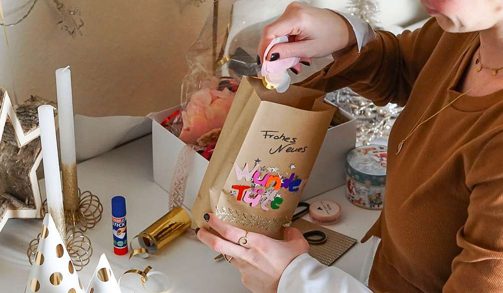 Abbildung der Silvester-Überraschungstüte Abbildung der Silvester-Überraschungstüte