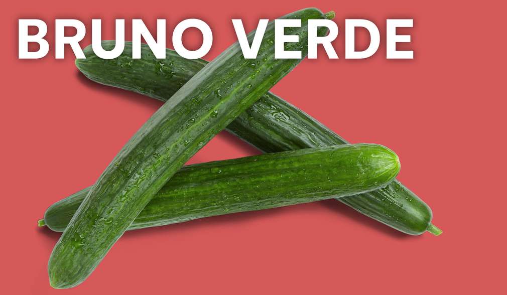 Bruno Verde als „Die Gurke” Bruno Verde als „Die Gurke”