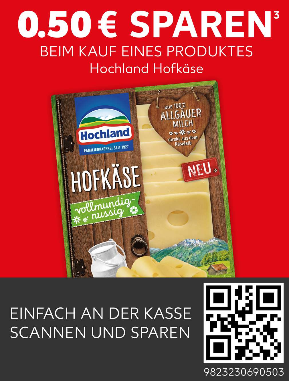 Coupon Hochland Hofkäse Coupon Hochland Hofkäse