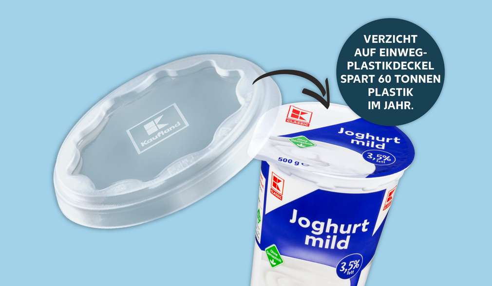 Mehrwegdeckel für 500-Gramm-Joghurt Mehrwegdeckel für 500-Gramm-Joghurt