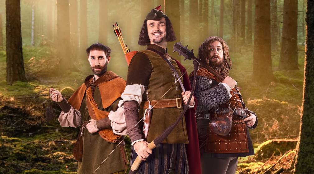 Robin von Kaufland und seine Gefährten im Wald Robin von Kaufland und seine Gefährten im Wald