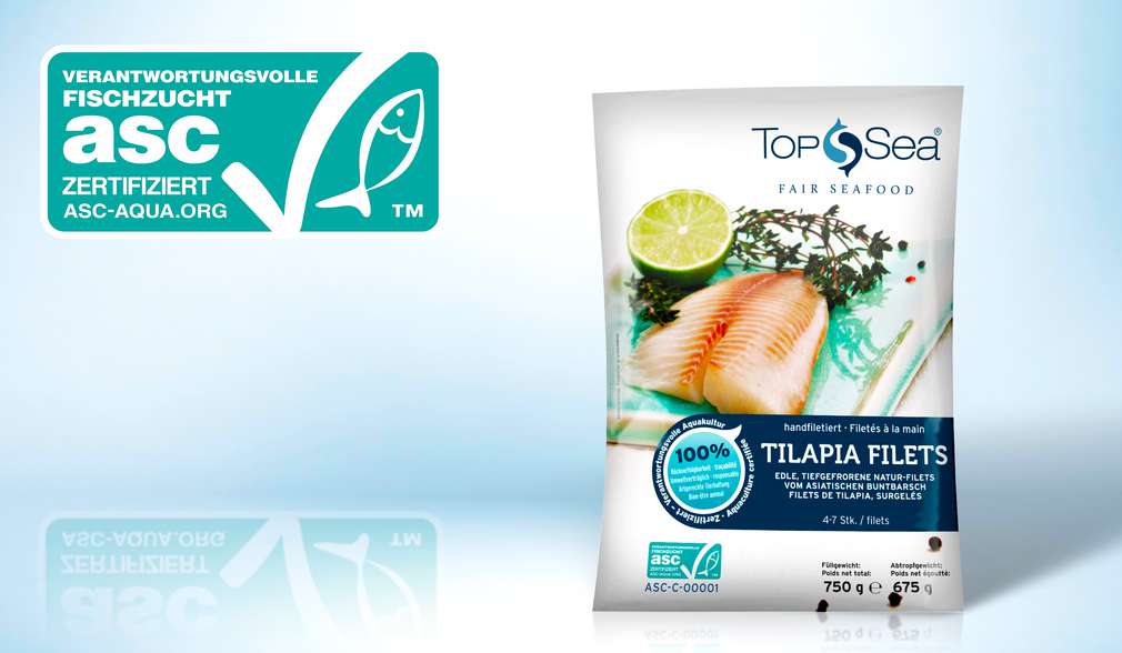 Tilapia-Filets mit ASC-Siegel Tilapia-Filets mit ASC-Siegel