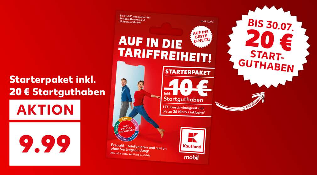 Produktabbildung Kaufland mobil Starterpaket Produktabbildung Kaufland mobil Starterpaket