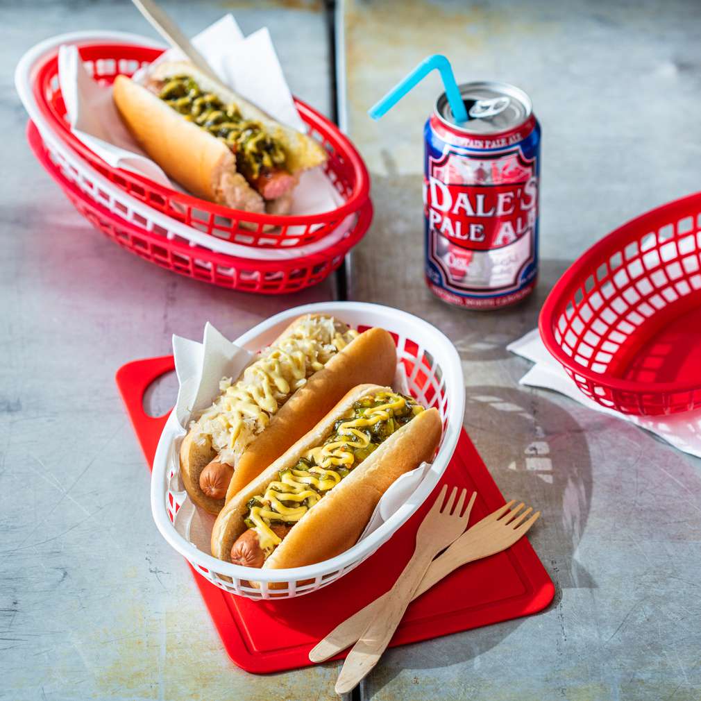 Fotografija recepta Hot Dog s chutneyjem od krastavaca Fotografija recepta Hot Dog s chutneyjem od krastavaca