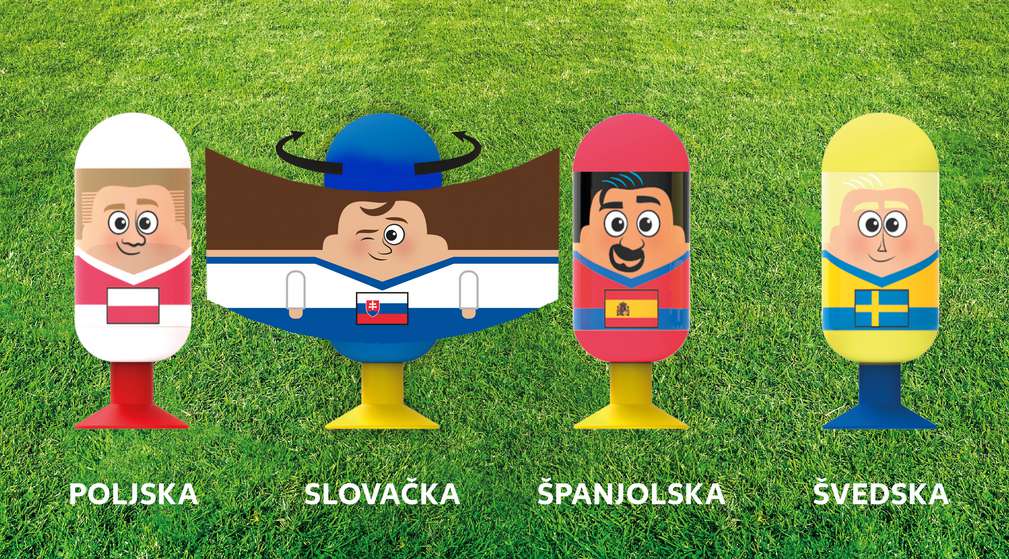 Gruppe E: Polen, Slowakei, Spanien und Schweden Gruppe E: Polen, Slowakei, Spanien und Schweden