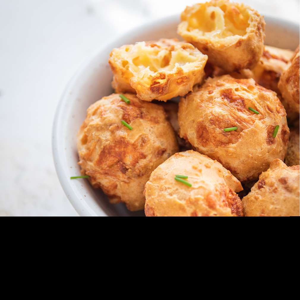 Fotografija recepta Gougères ili profiteroli sa sirom Fotografija recepta Gougères ili profiteroli sa sirom