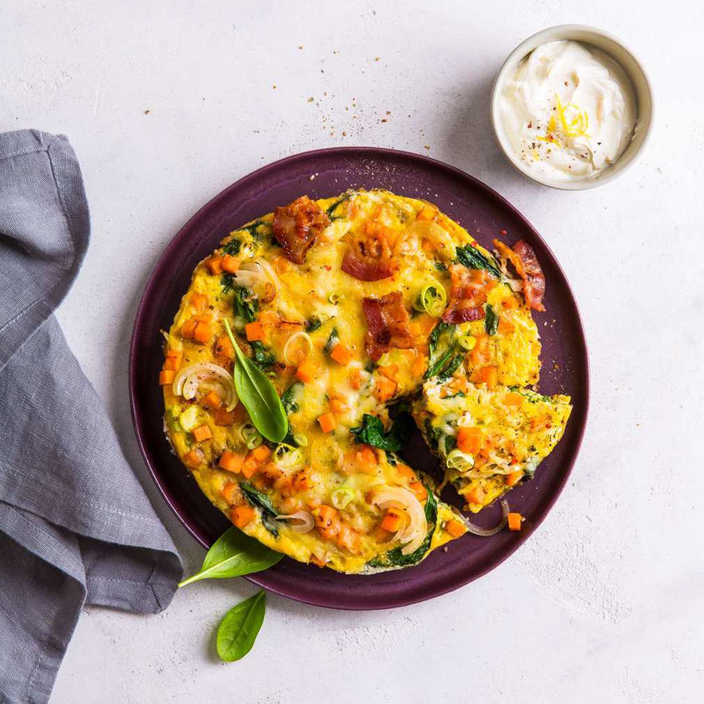 Fotografija recepta Omlet s batatom Fotografija recepta Omlet s batatom