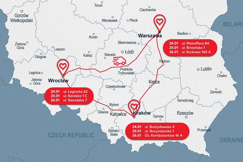 Przyjdź na degustację i zasmakuj Beyond Burgera. Mapa sklepów, w których odbędzie się degustacja Beyond Burgera