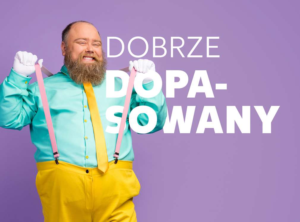 Otrzymuj indywidualne oferty, dostosowane do Twoich zainteresowań. Mężczyzna podciągający szelki