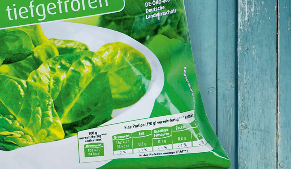 Etichetă informații nutriționale K-Bio Etichetă informații nutriționale K-Bio