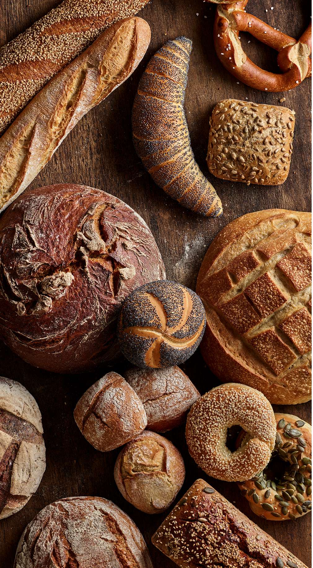Brutaria Kaufland: paine, paine cu seminte, produse de brutarie