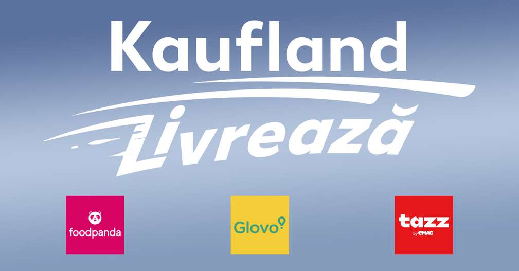 Kaufland livreaza prin foodpanda, Glovo si Tazz Kaufland livreaza prin foodpanda, Glovo si Tazz