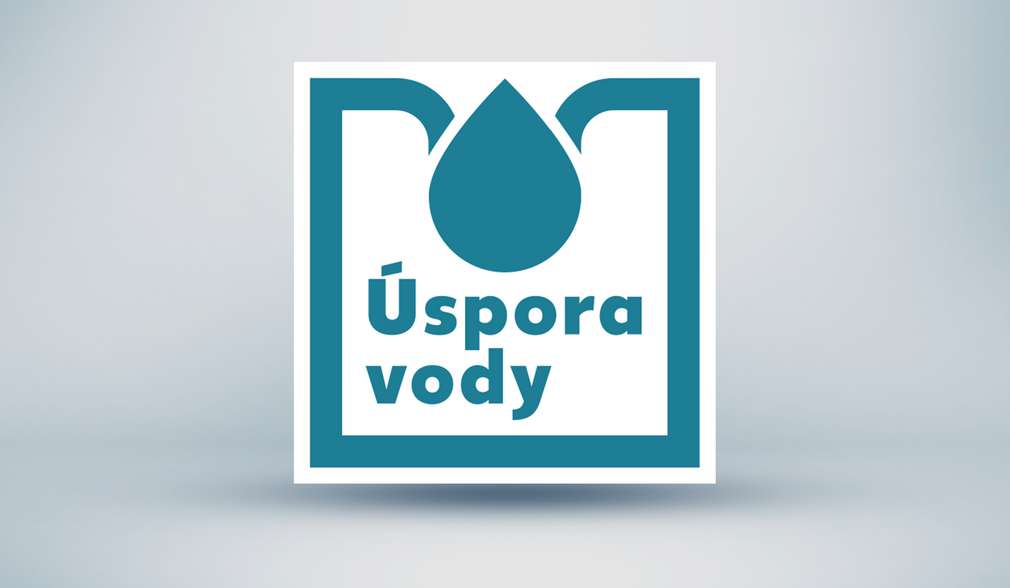 Pozrite sa, pri ktorých výrobkoch šetríme vodu. Logo "Úspora vody"
