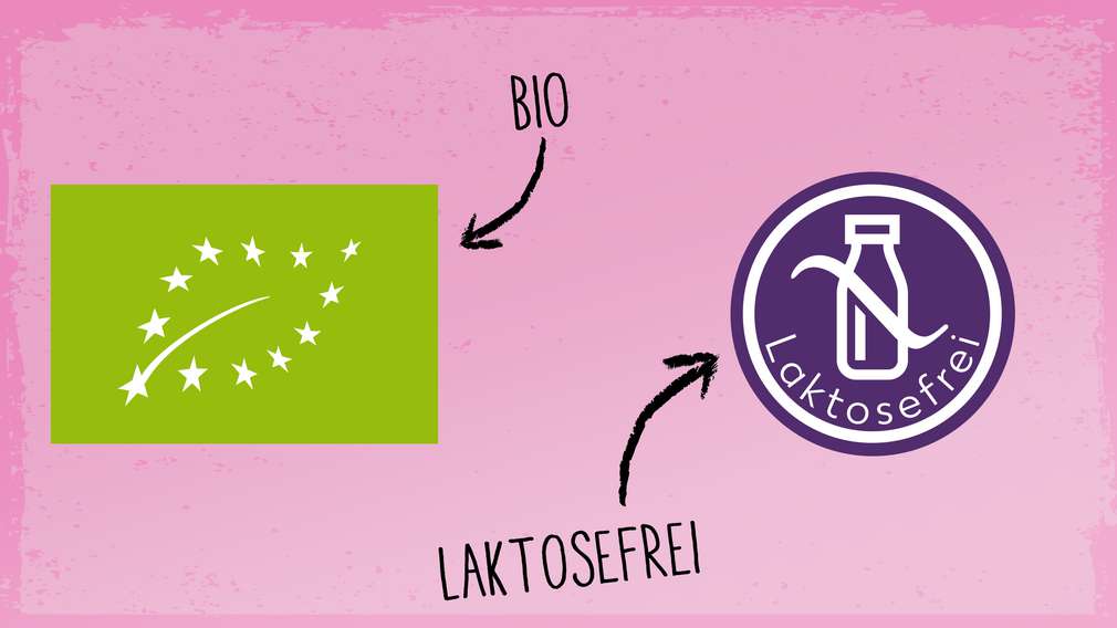 Das Bio-Siegel und Laktosefrei-Siegel Das Bio-Siegel und Laktosefrei-Siegel