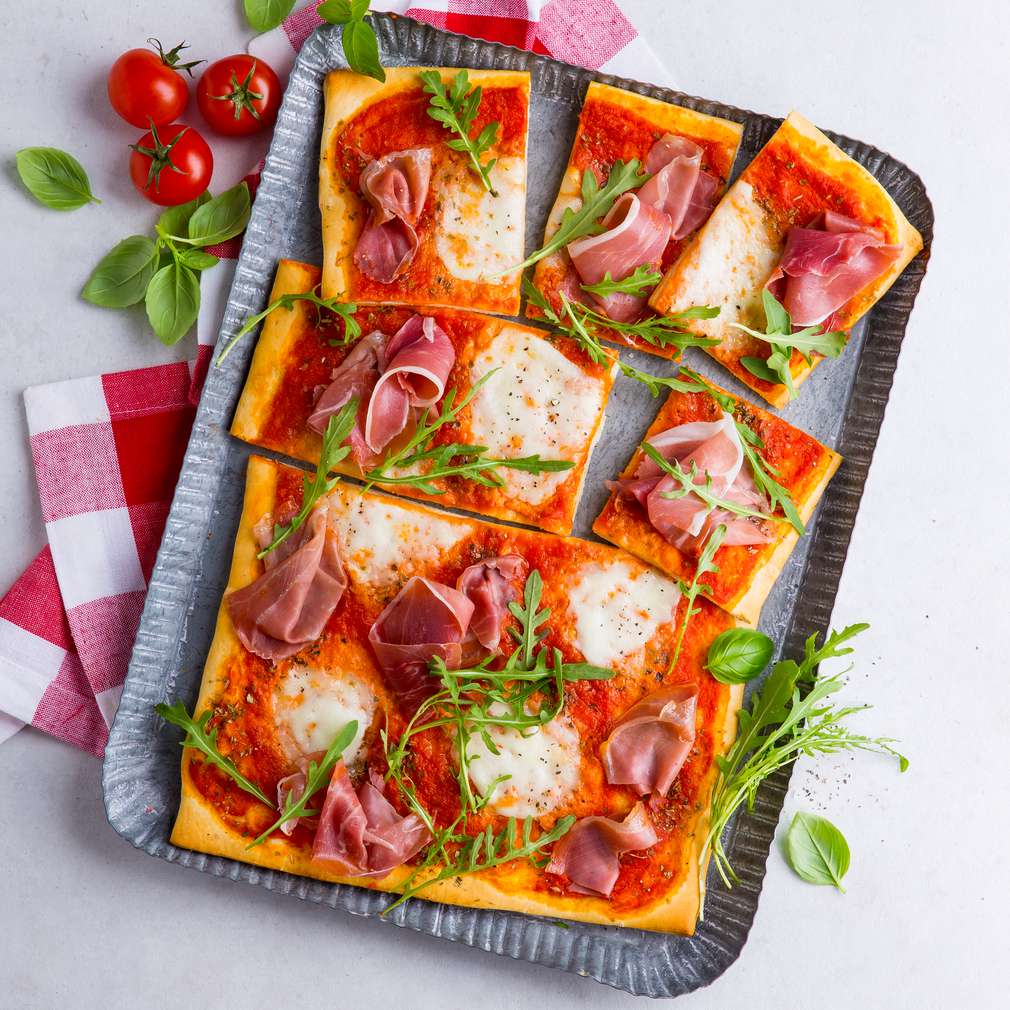 Abbildung des Rezepts Pizza Prosciutto Abbildung des Rezepts Pizza Prosciutto