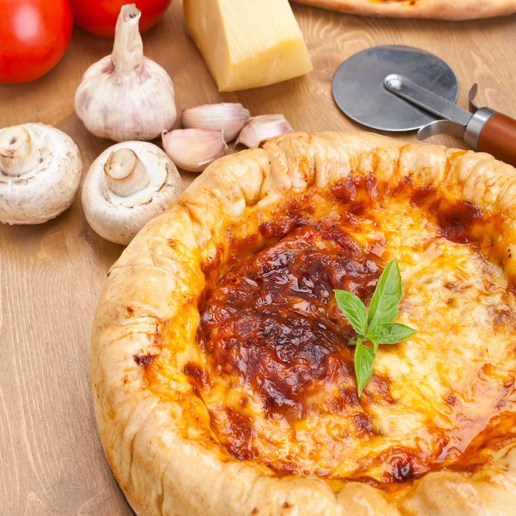 Pâine umplută cu ciuperci și cașcaval Pâine umplută cu ciuperci și cașcaval