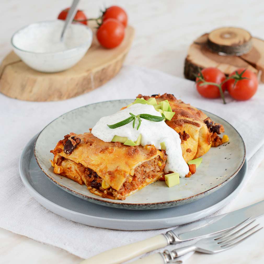 Zobrazenie receptu Enchiladas s mletým mäsom Zobrazenie receptu Enchiladas s mletým mäsom