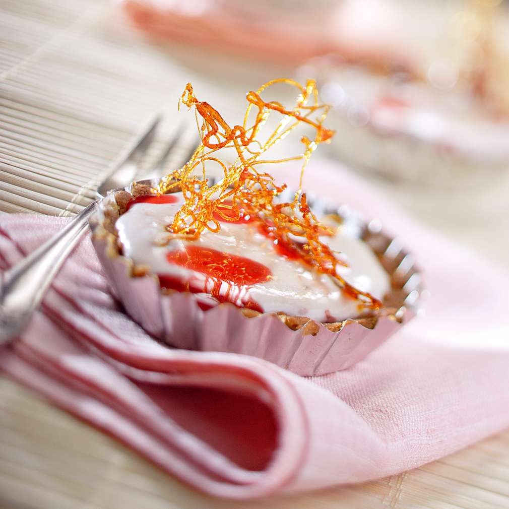 Изобразяване на рецептата Тарталети с ягодов чийзкрем