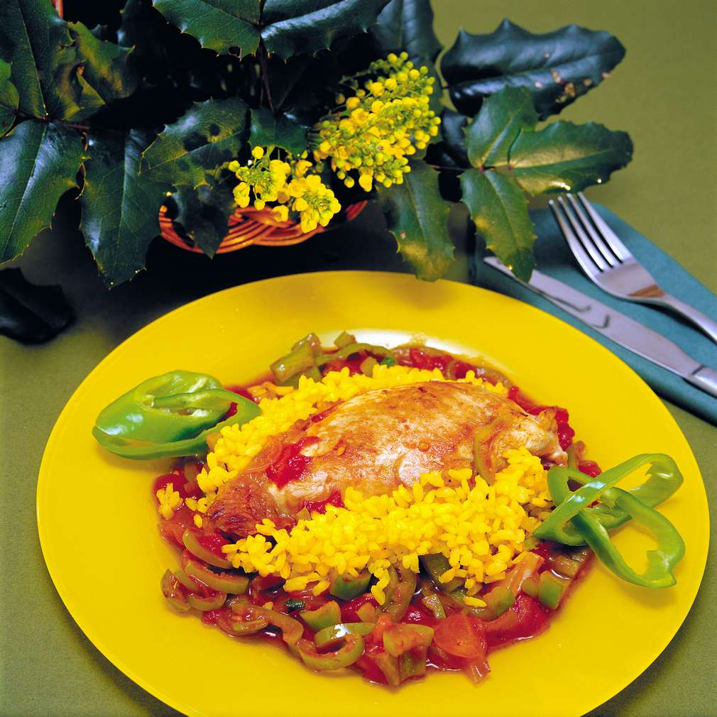 Изобразяване на рецептата Пиле с ориз по мексикански