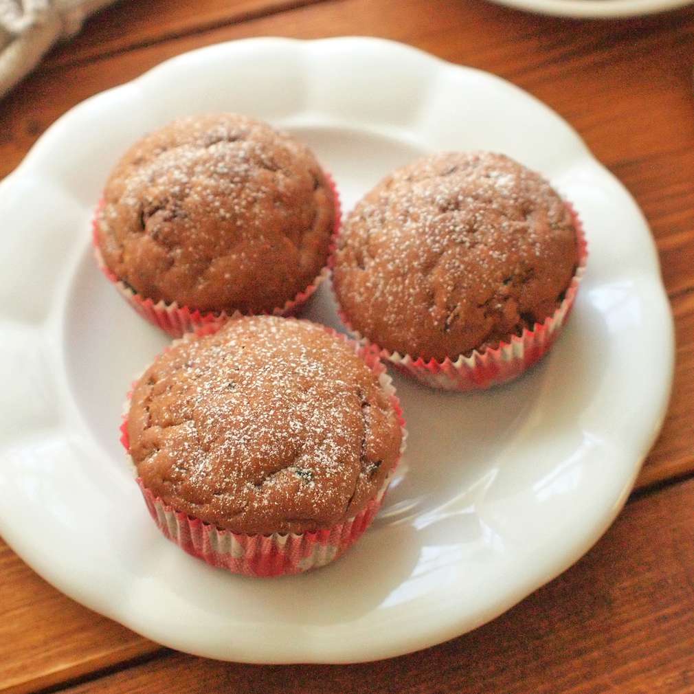 Cuketové čoko-muffiny