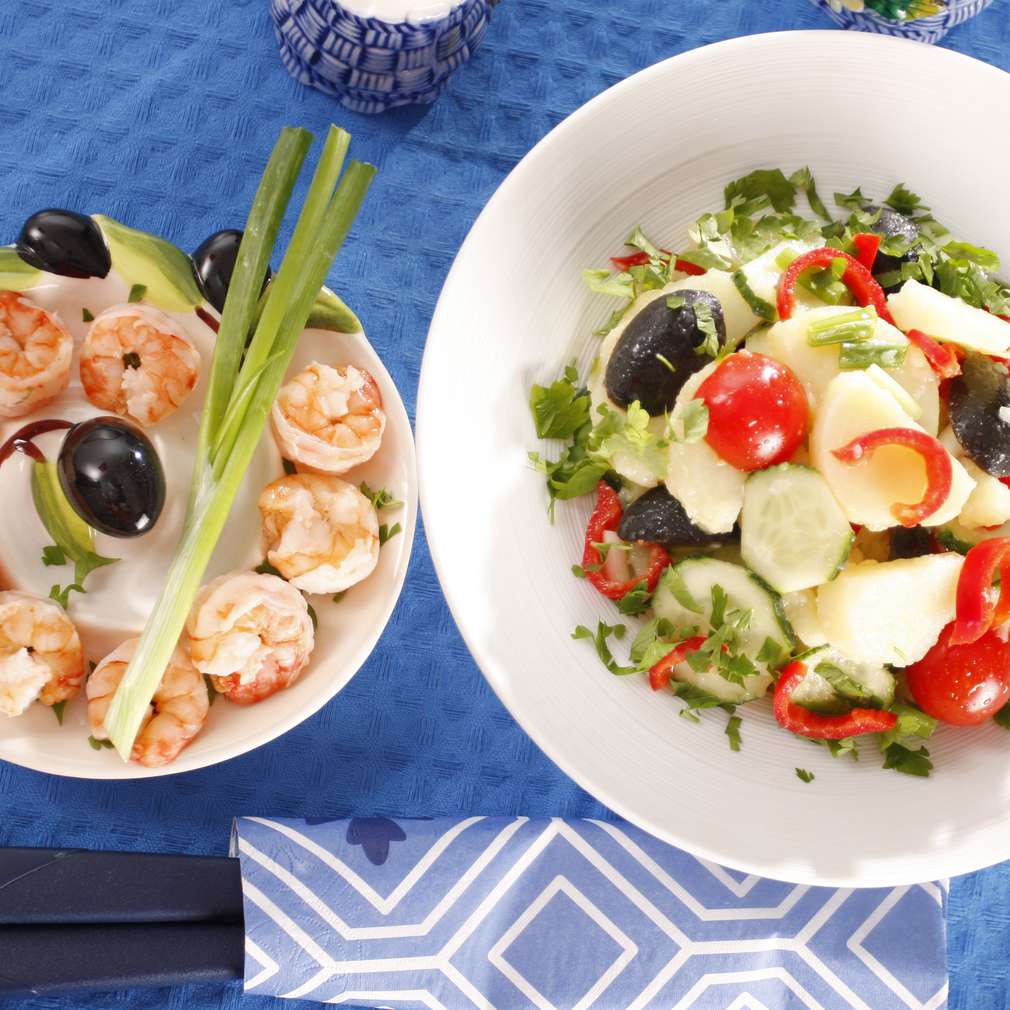 Salată cu creveți Salată cu creveți