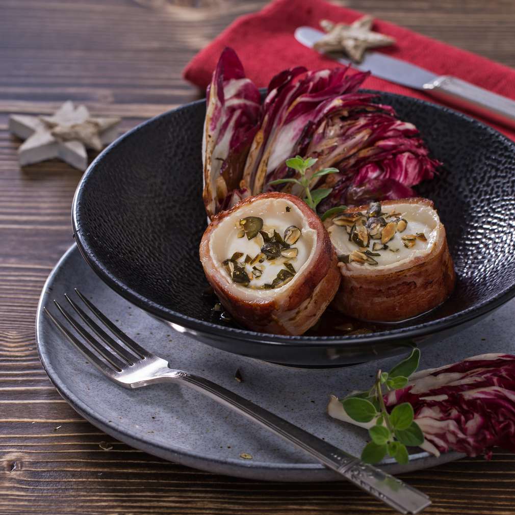 Ziegenkäse im Speckmantel - Rezept | Kaufland